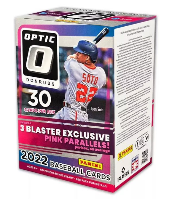 2022 Panini Donruss Optic MLB Baseball - Blaster Box