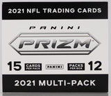 2021 Panini Prizm NFL Football cards - Cello/Fat/Value Pack Box (12ct)