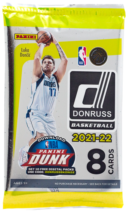 2021-22 Panini Donruss NBA Basketball cards - Retail Pack