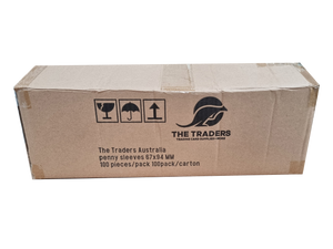 The Traders Standard Penny Sleeves (100ct) Full Case (100 packs)