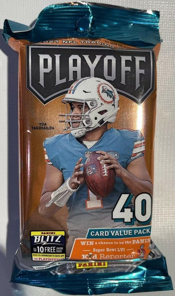 2021 Panini Playoff NFL Football - Cello/Fat/Value Pack