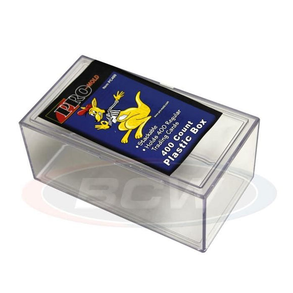 PRO-Mold Snap Box Plastic Trading Card Case 400ct