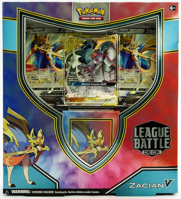 Pokemon Zacian V League Battle Deck Box