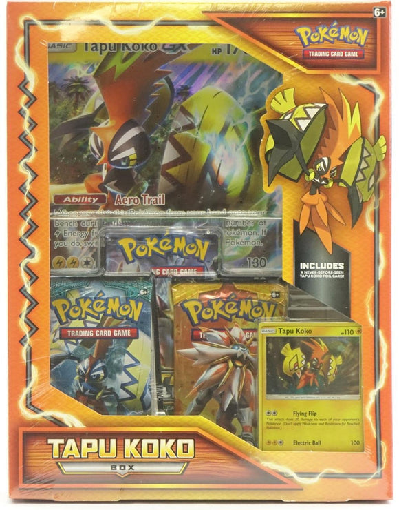 Pokemon Tapu Koko GX Box