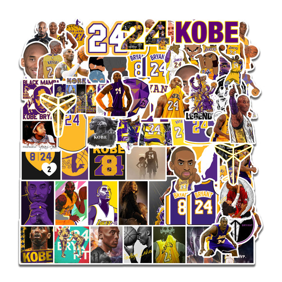 Kobe Bryant 75pc Sticker Collection
