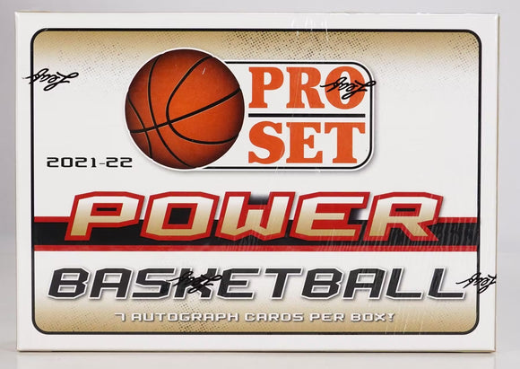 2021-22 Leaf Pro Set Power NBA Basketball - Hobby Box