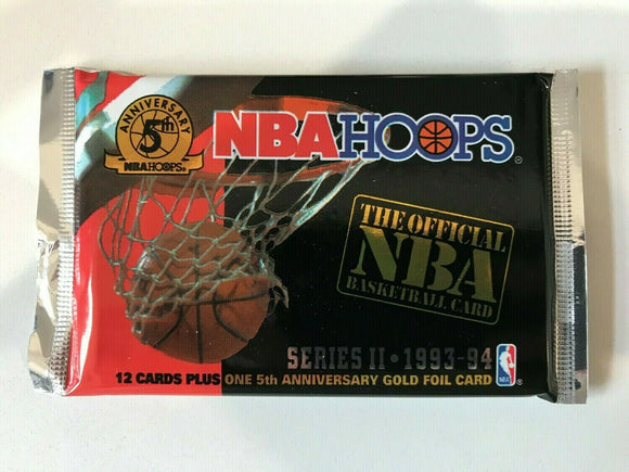 1993-94 NBA Hoops Series 2 NBA Basketball - Hobby Pack