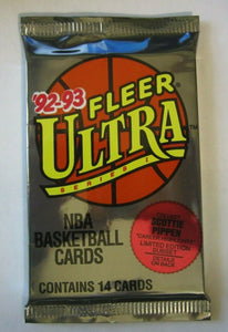 1992-93 Fleer Ultra Series 1 NBA Basketball - Retail Pack