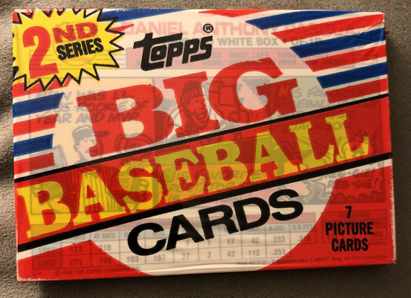 1988 Topps BIG Series 2 MLB Baseball cards - Retail Pack