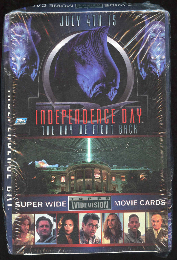 Topps Independence Day Widevision trading cards (1996) - Hobby Box