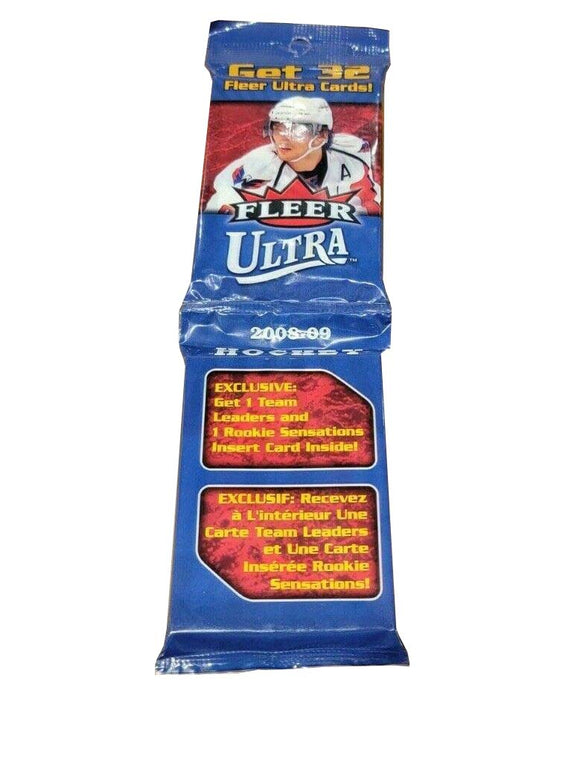 2008-09 Fleer Ultra NHL Hockey - Cello/Fat/Value Retail Rack Pack