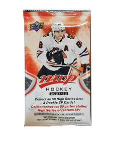 2021-22 Upper Deck MVP NHL Hockey cards - Retail Pack