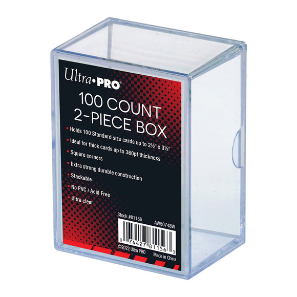 Ultra Pro 2-Piece Plastic Trading Card Case 100ct