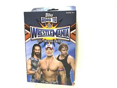 2017 Topps Road to Wrestlemania trading cards - Hanger Box