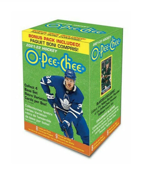 2021-22 Upper Deck O-Pee-Chee NHL Hockey cards - Blaster Box
