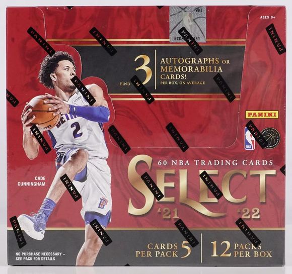 2021-22 Panini Select NBA Basketball cards - Hobby Box