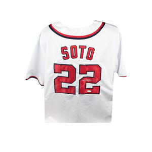 Juan Soto Autographed Nationals Baseball Jersey w/ COA