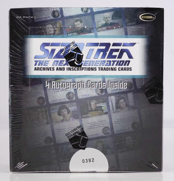 Star Trek: The Next Generation Archives and Inscriptions (2022 Rittenhouse) - Hobby Box