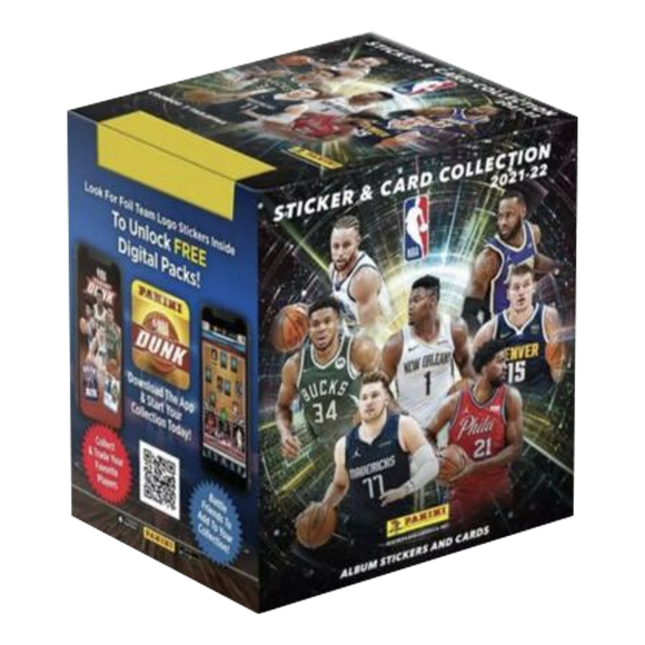 2021-22 Panini Sticker and Card Collection NBA Basketball - Retail Box (50ct)