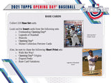 2021 Topps Opening Day MLB Baseball - Hobby Box