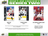 2021-22 Upper Deck Series 2 NHL Hockey - Cello/Fat/Value Pack