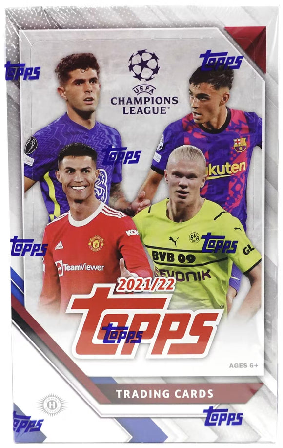 2021-22 Topps UEFA Champion's League UCL Soccer cards - Hobby Box