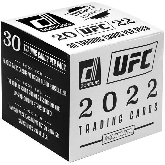 2022 Panini Donruss Debut Edition UFC MMA cards - Cello/Fat/Value Pack Box (16ct)