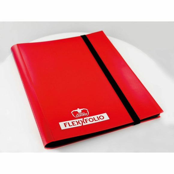 Ultimate Guard 9-Pocket QuadRow FlexXfolio Folder - Red