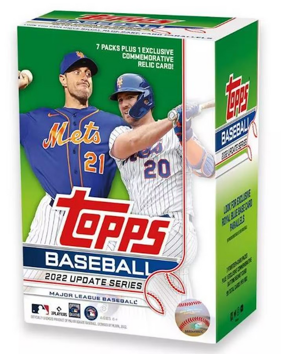 2022 Topps Update Series MLB Baseball cards - Blaster Box