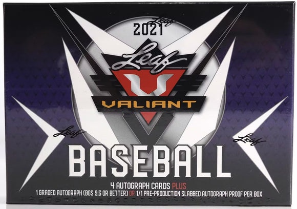 2021 Leaf Valiant MLB Baseball cards - Hobby Box