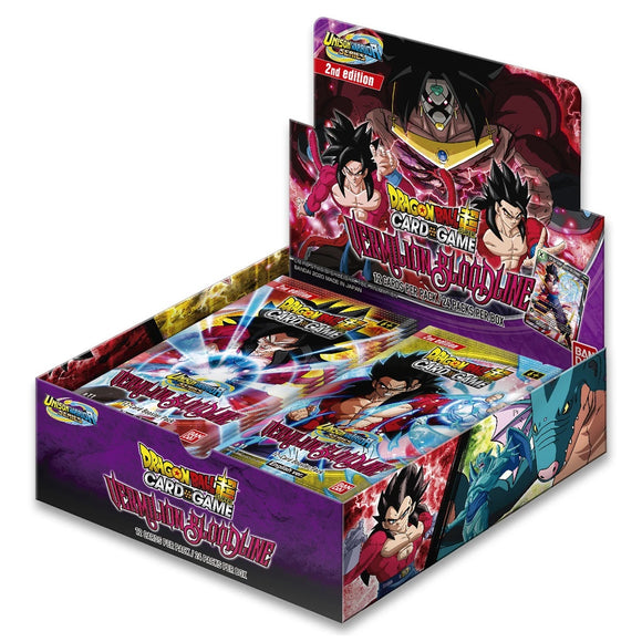 Dragon Ball Super TCG Unison Warrior Vermilion Bloodline 2nd Edition Booster Box