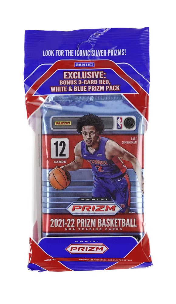 2021-22 Panini Prizm NBA Basketball cards - Cello/Fat/Value Pack