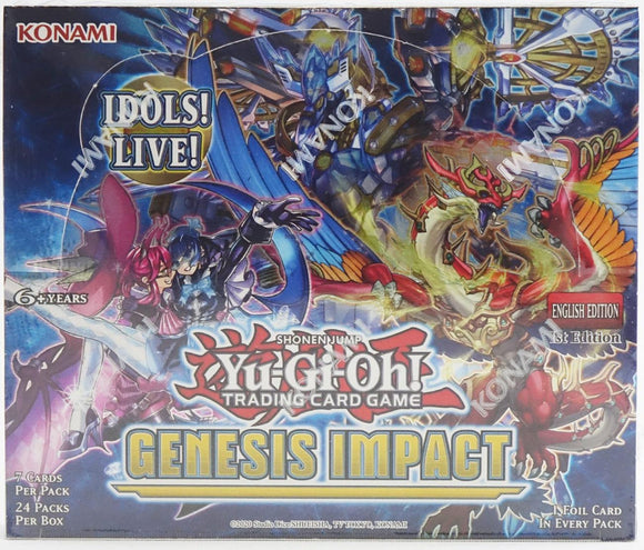 Yu-Gi-Oh! Yu-Gi-Oh Genesis Impact Booster Pack Box (24ct)
