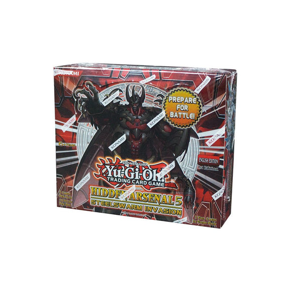 Yu-Gi-Oh Hidden Arsenal 5: Steelswarm Invasion 1st Edition Booster Pack Box (24ct)